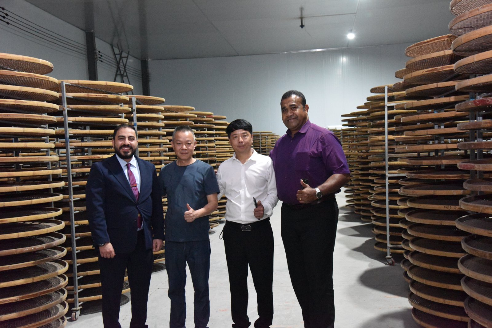 福建安溪站茶企调研现场